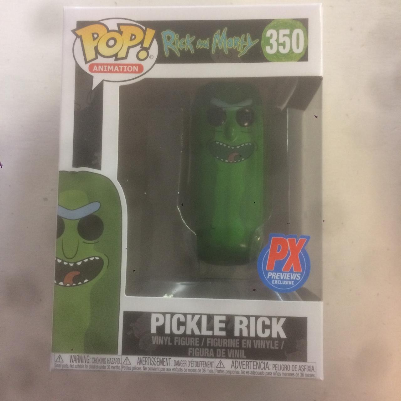 Funko Pop Pickle Rick No Limbs PX Previews Exclusive... - Depop