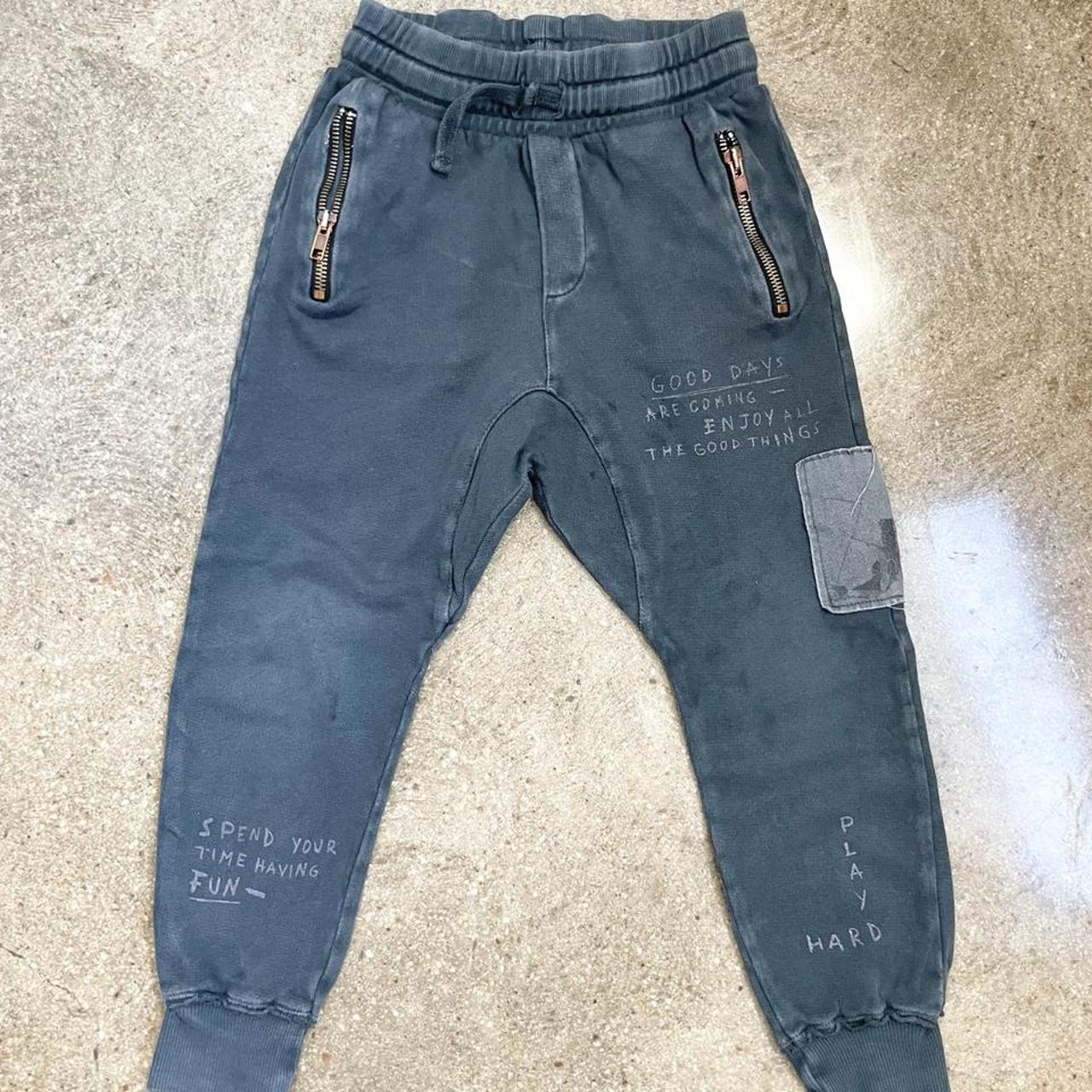 Drop crotch store joggers zara