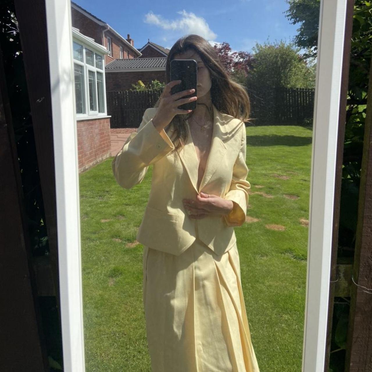 Women's Yellow Tailoredjackets Depop