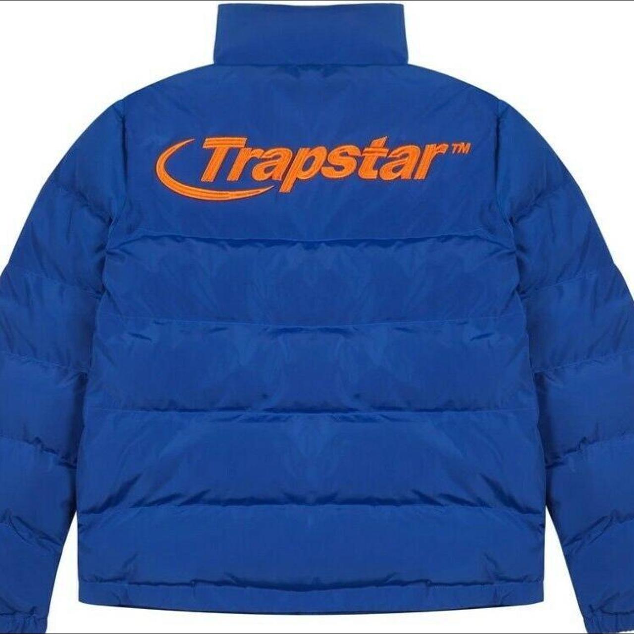 trapstar jacket , blue and orange, size S, brand...