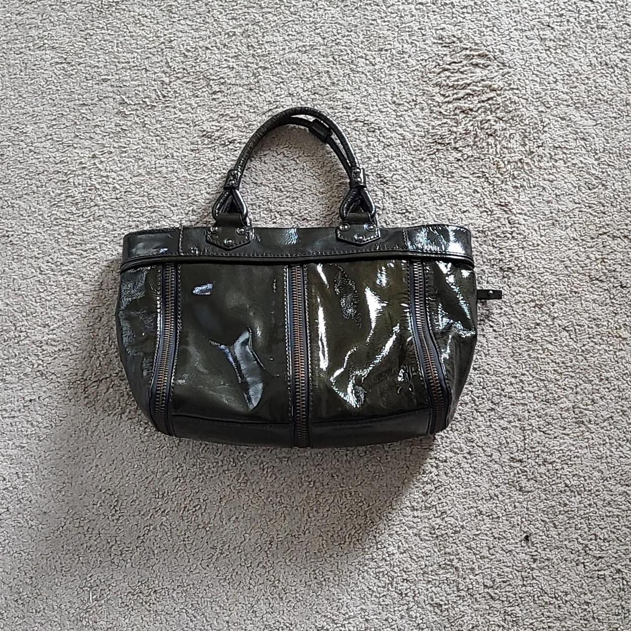 Gianni Bini Green pleather purse. Great quality and... - Depop