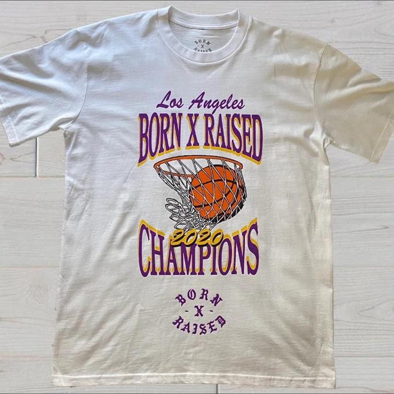 Buy Born x Raised Los Angeles Lakers Championship Short-Sleeve T