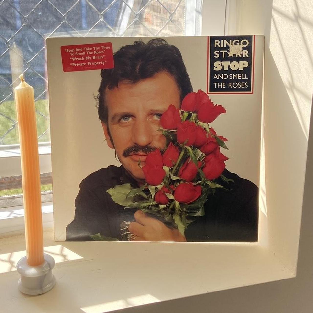 Ringo Starr Stop And Smell The Roses Vinyl 12” Album Depop 3367