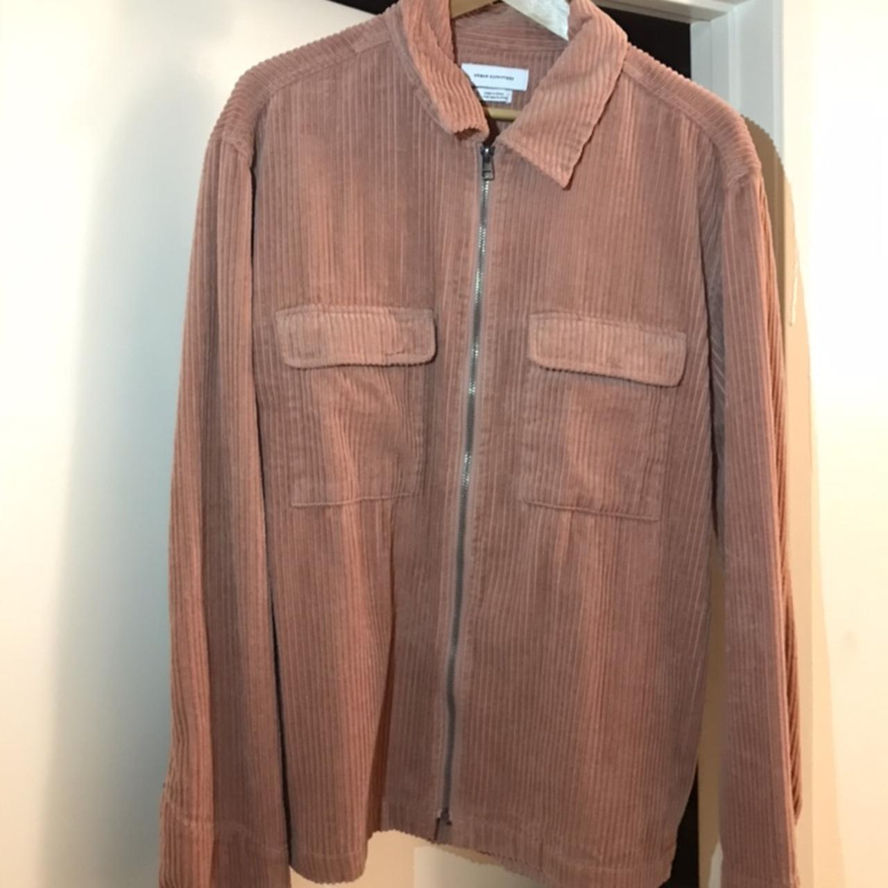 salmon corduroy jacket