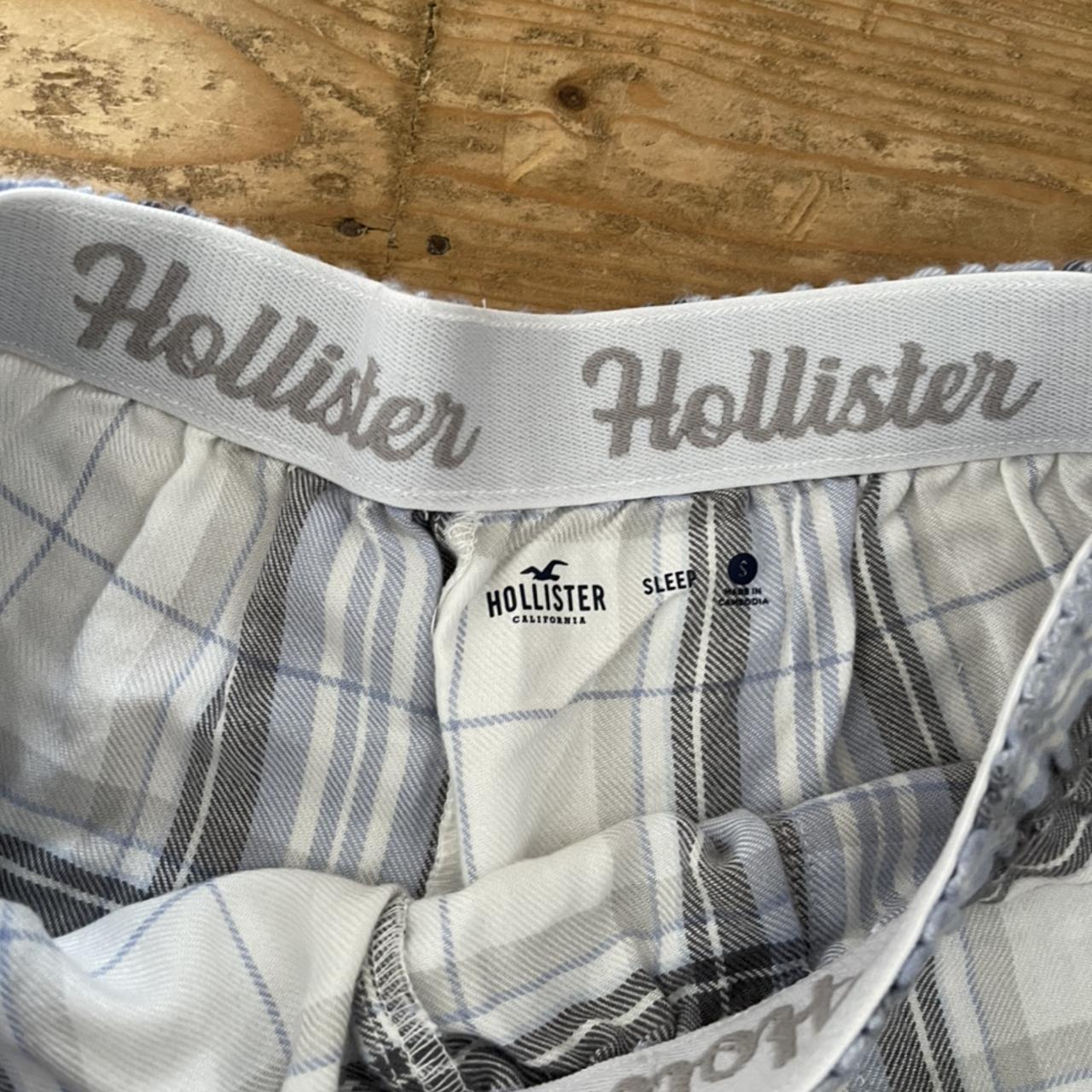 brand new Hollister bed shorts tartan uk size... - Depop