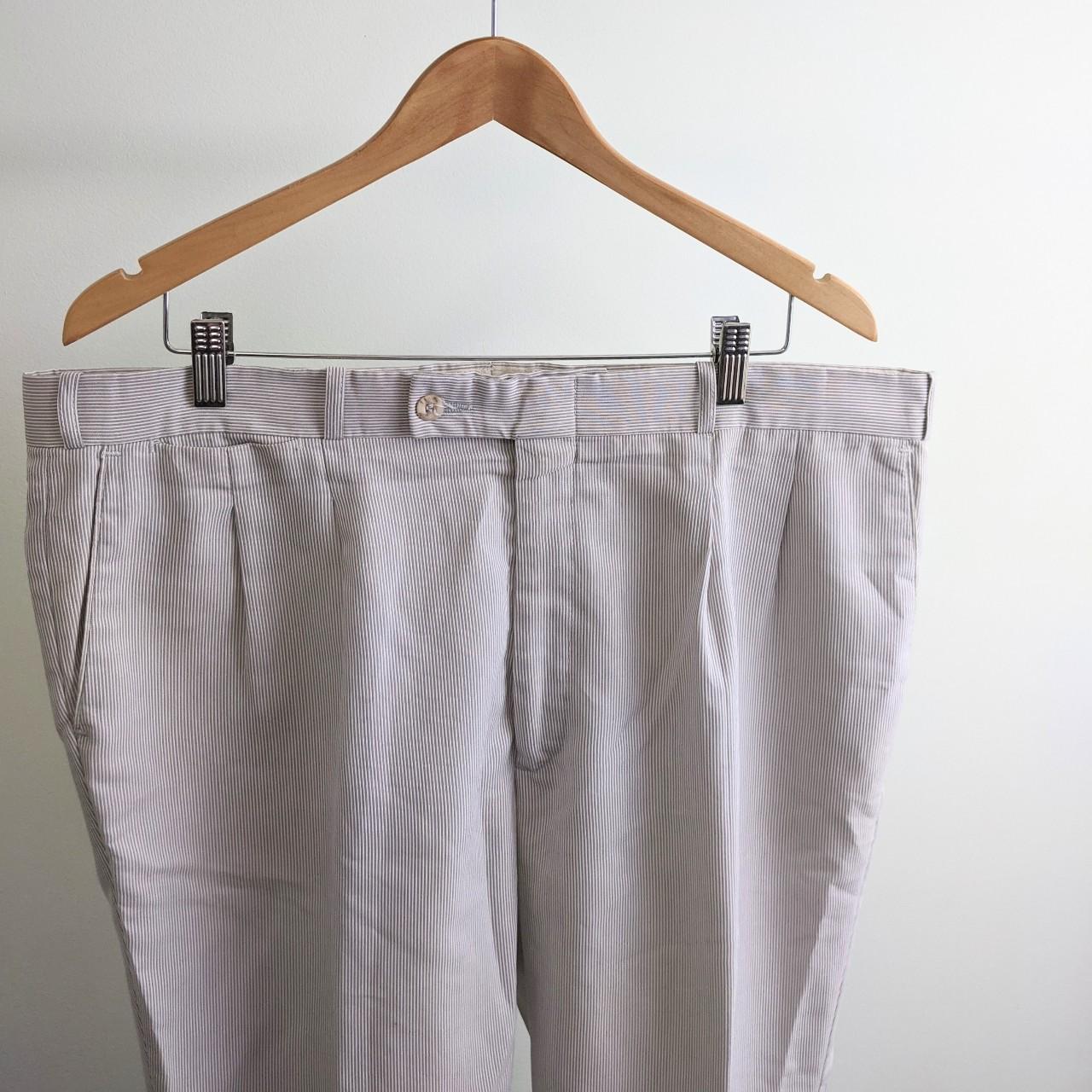 Vintage Grey Striped Dress Pants An amazing pair... Depop