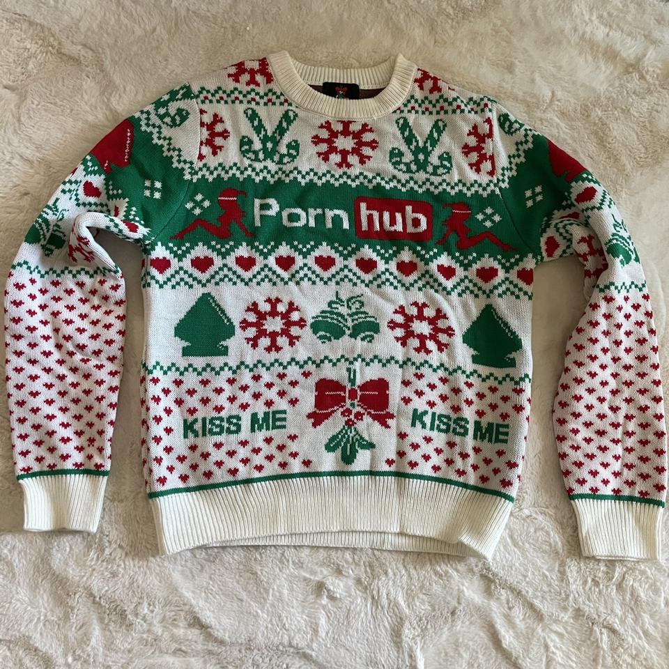 porn hub christmas jumper