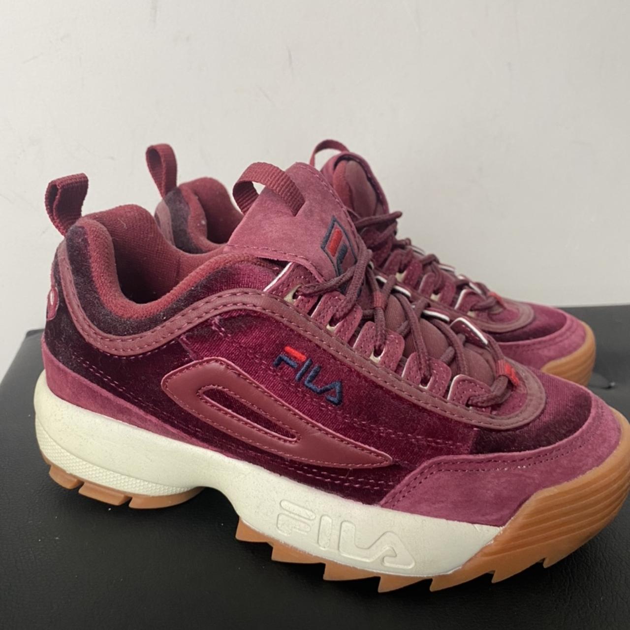 Fila disruptor bordeaux best sale