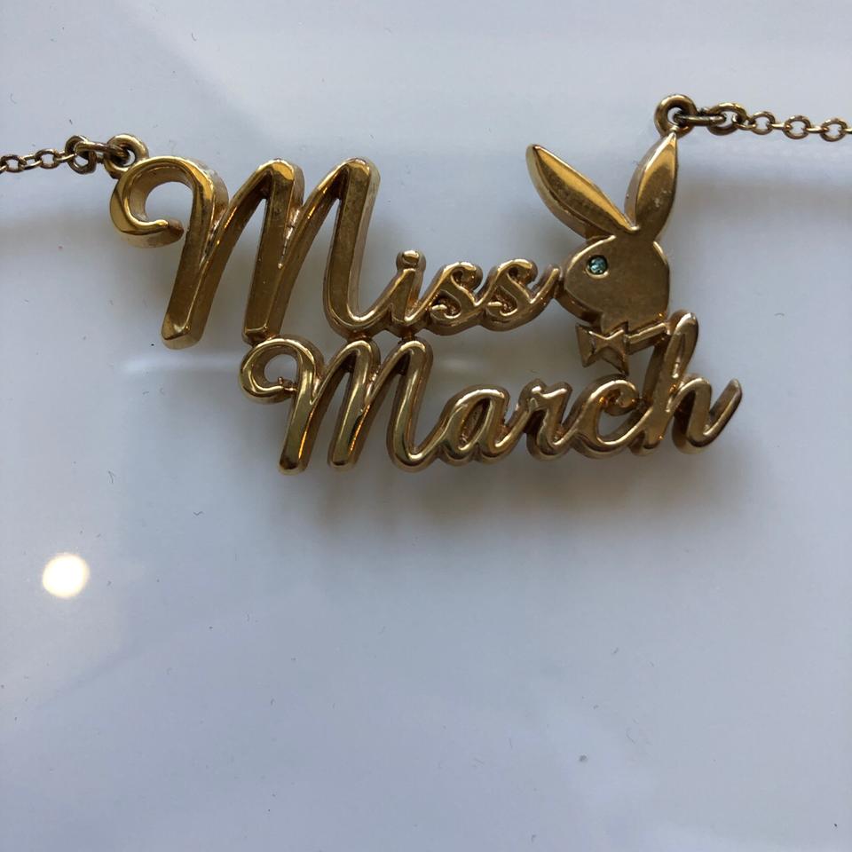 miss march playboy necklace