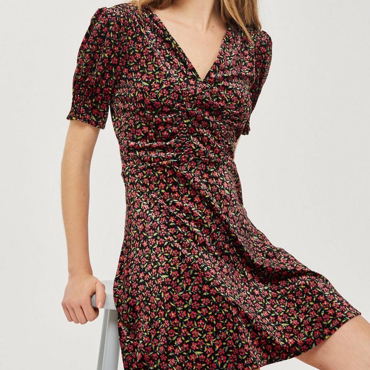 topshop petite floral dress