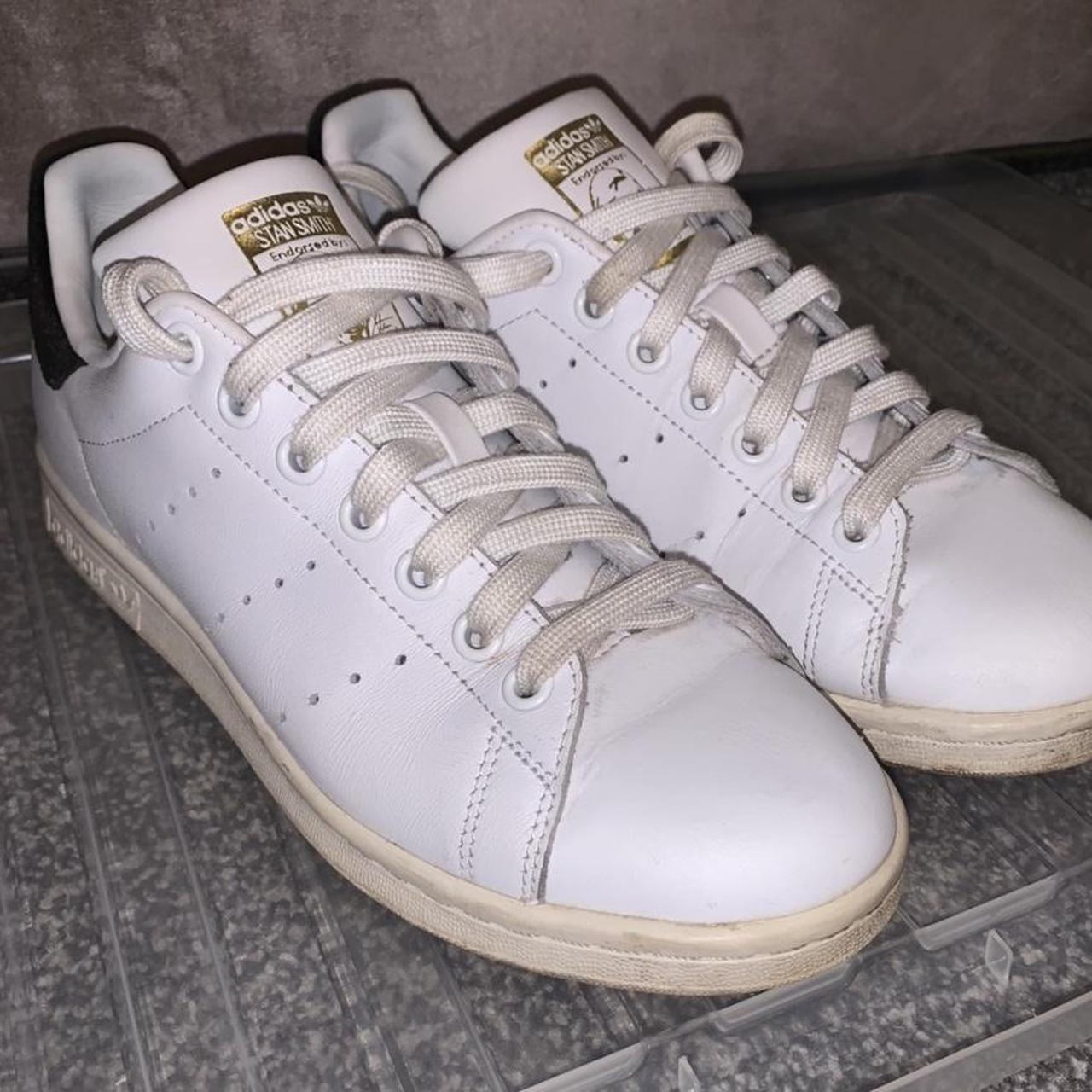 Adidas Stan smith trainers - classic colourway white... - Depop