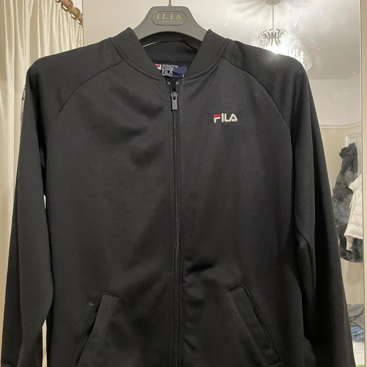 Fila Women's Black Top | Depop