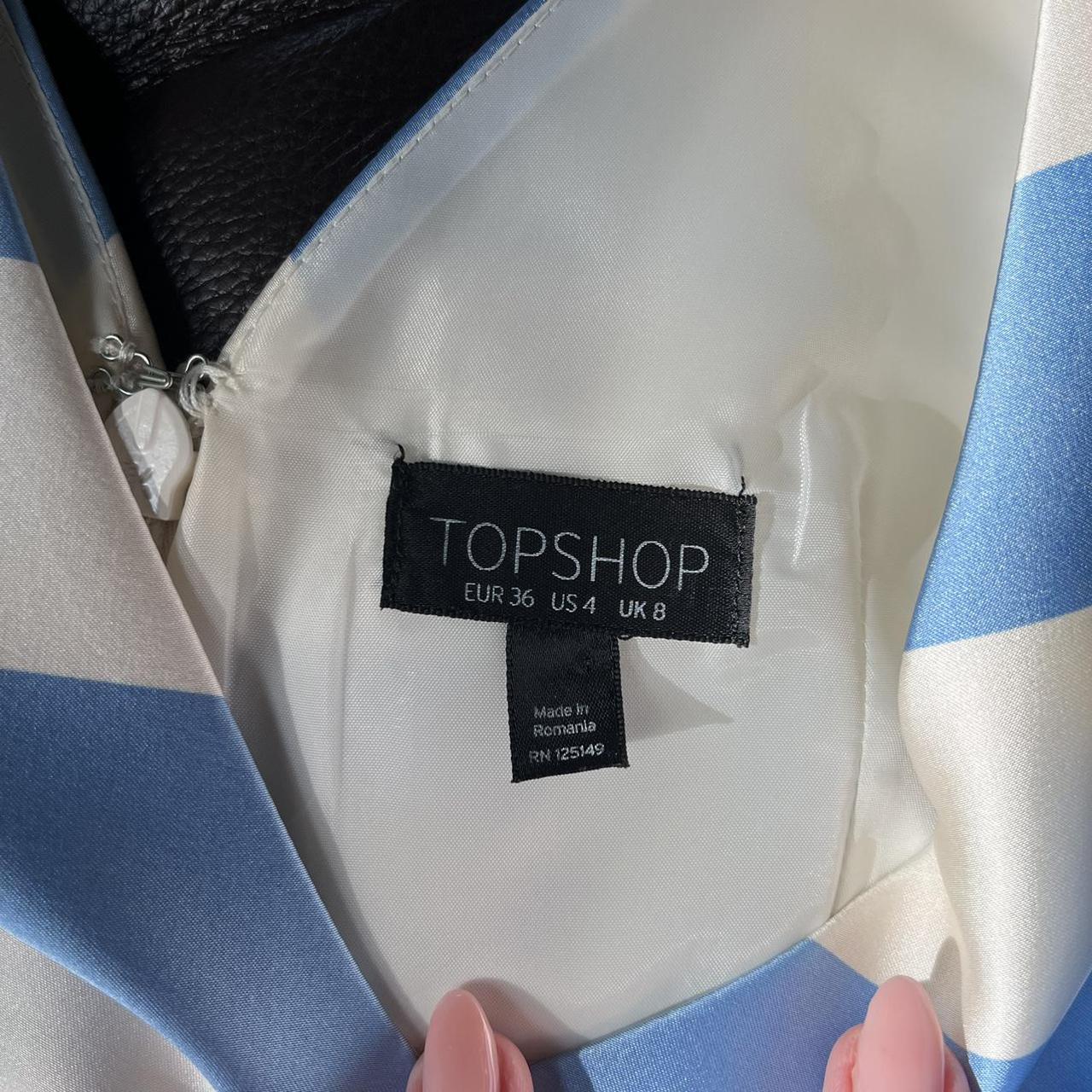 Topshop Women's Blue and White Dress (4)