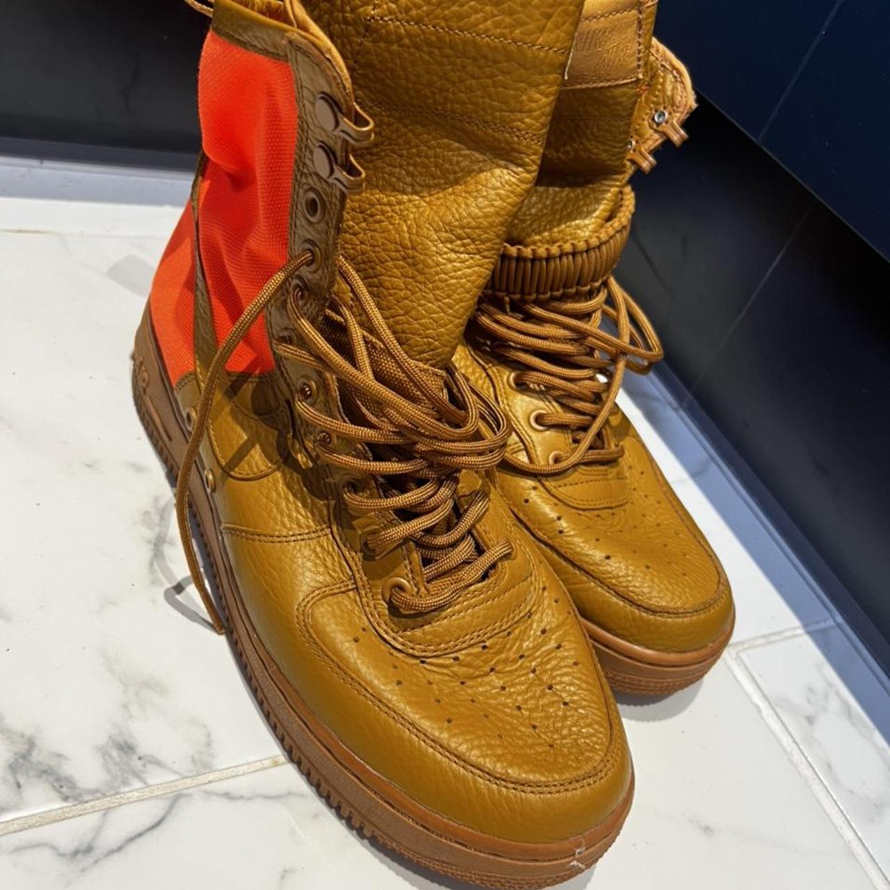 nike sf air force 1 high total orange