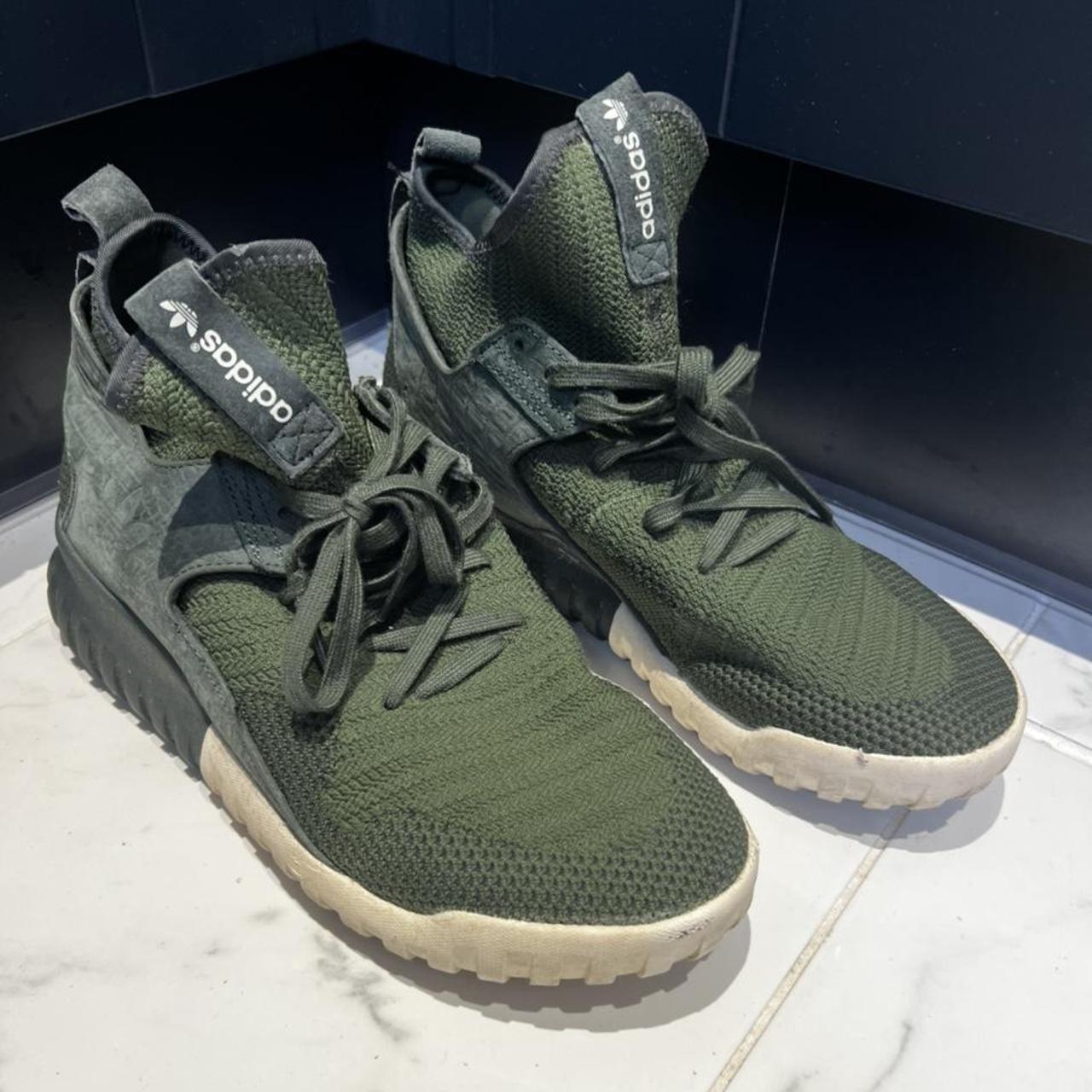 Adidas tubular hotsell x green