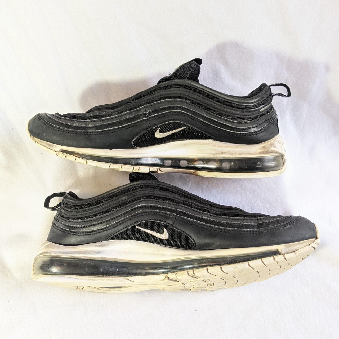 ☑️ Nike Air Max 97 Essentials Trainers in Black and... - Depop