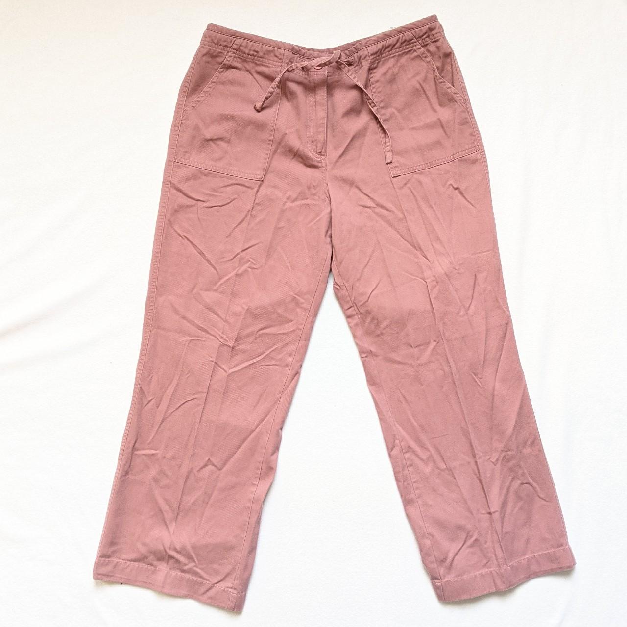 ☑️ Vintage EWM Clothing Cargo Style Trousers in Dusty... - Depop