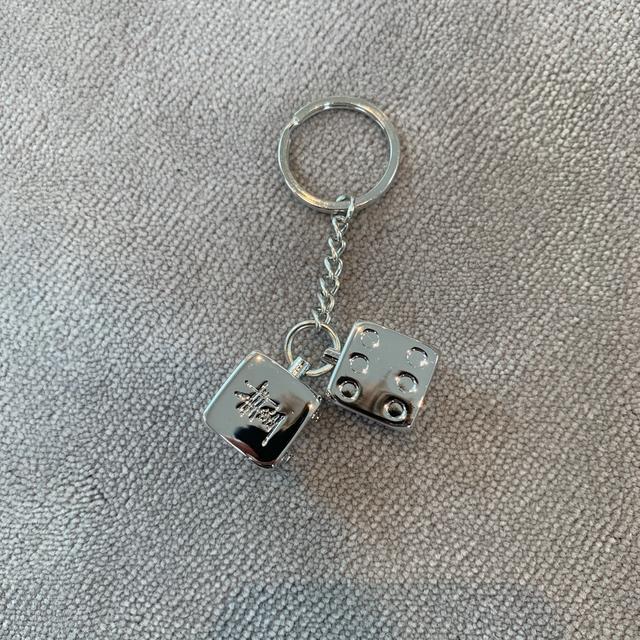 Metal Dice Keychain