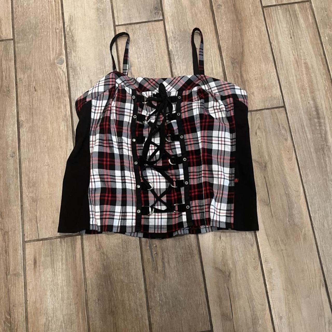 Tripp NYC Women's Red and Black Corset (4)