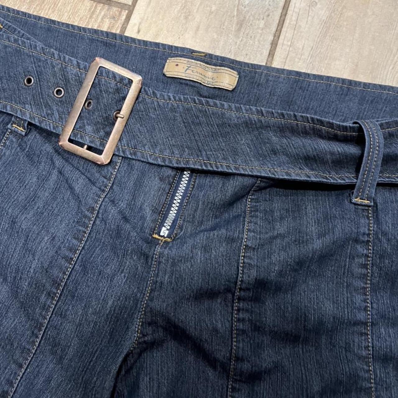 vintage y2k lei femme jeans. plus size 24w with an... - Depop