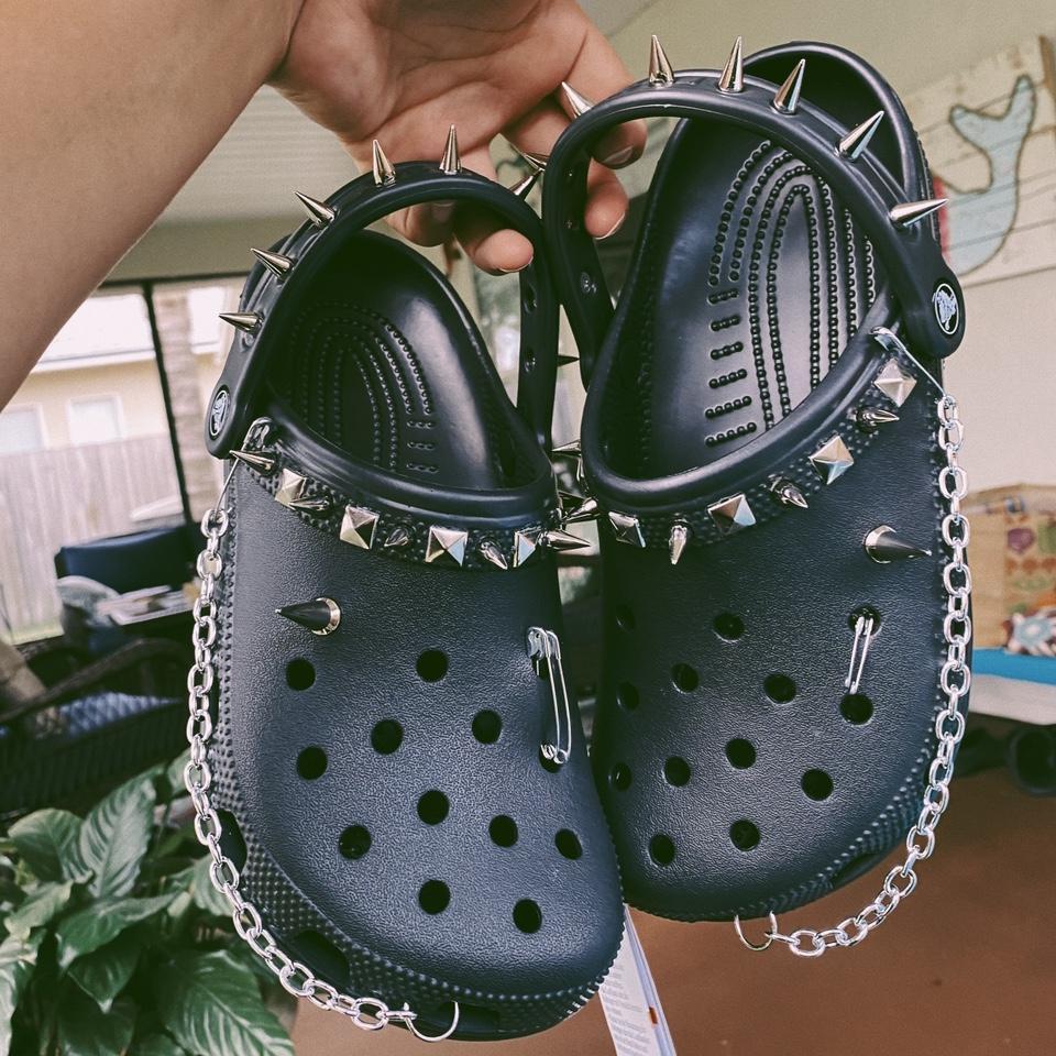 Goth Crocs (Original) There is another seller who is - Depop