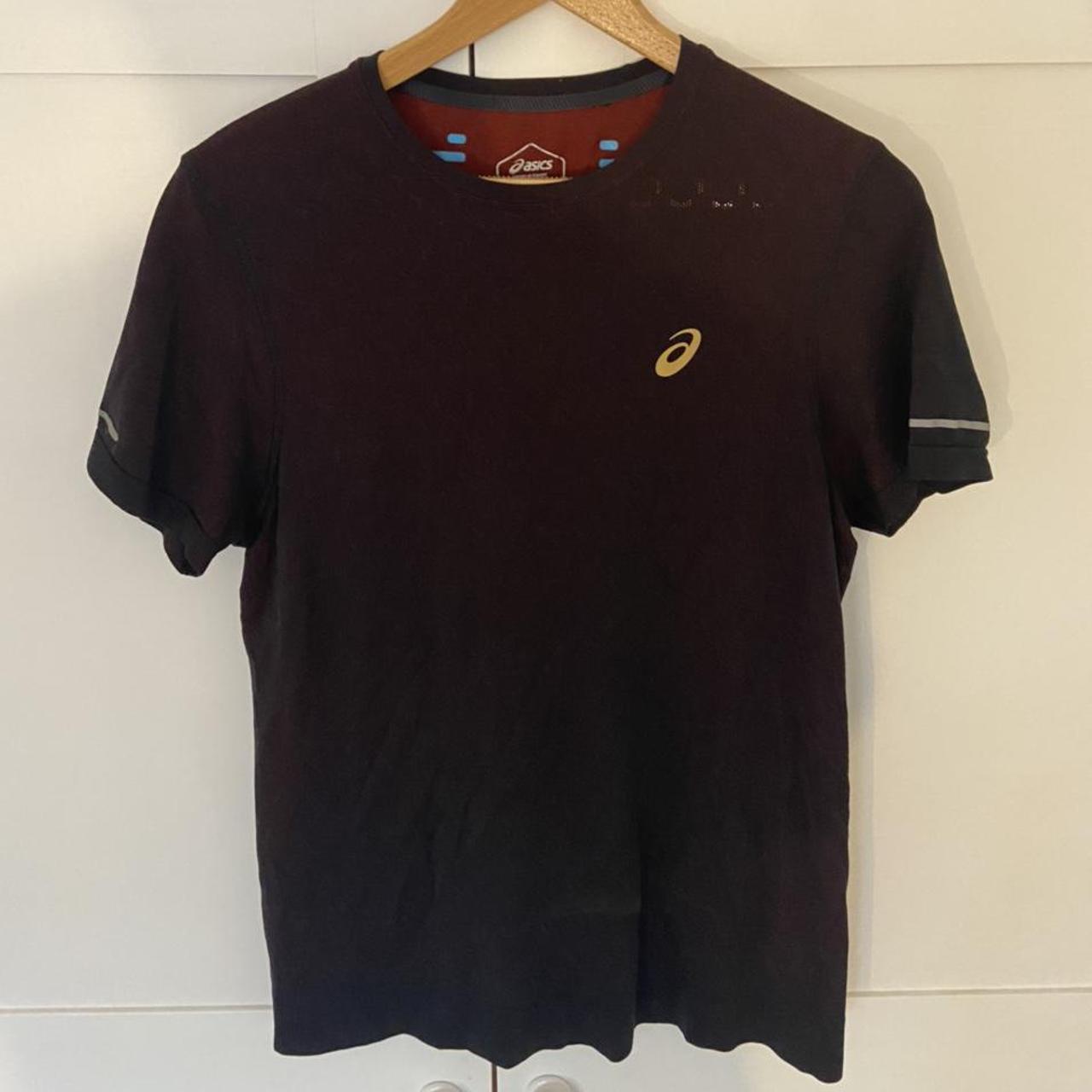 asics t shirt marron