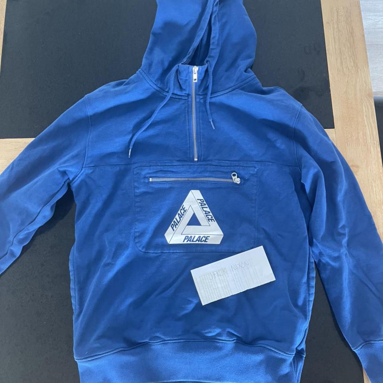 Palace Tri Ferg Half Zip Hood Size Small From SS17