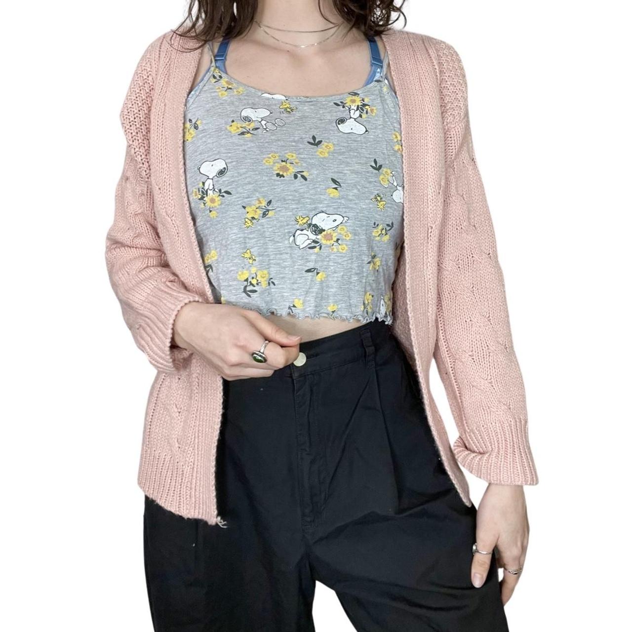 chunky pastel cardigan