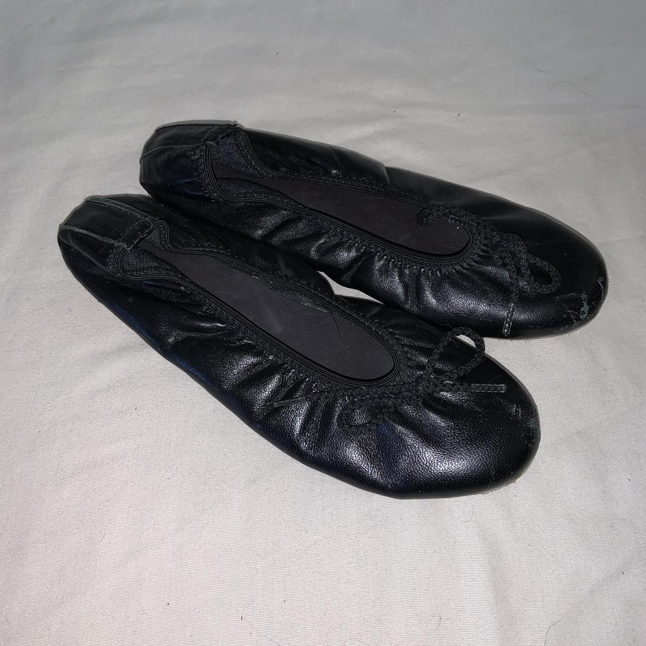 Women's Black Ballet-shoes | Depop