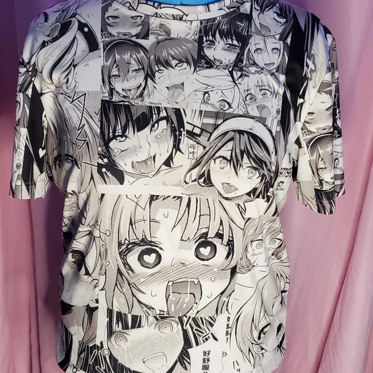 Ahegao t shirt on sale