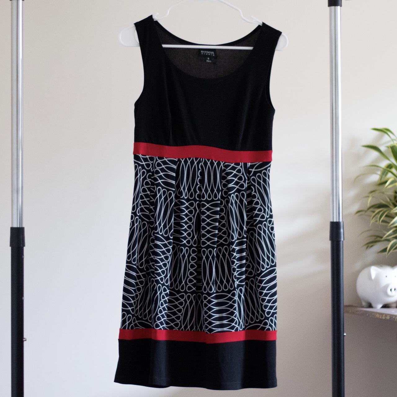 Enfocus Studio Women's Black and Red Dress (3)