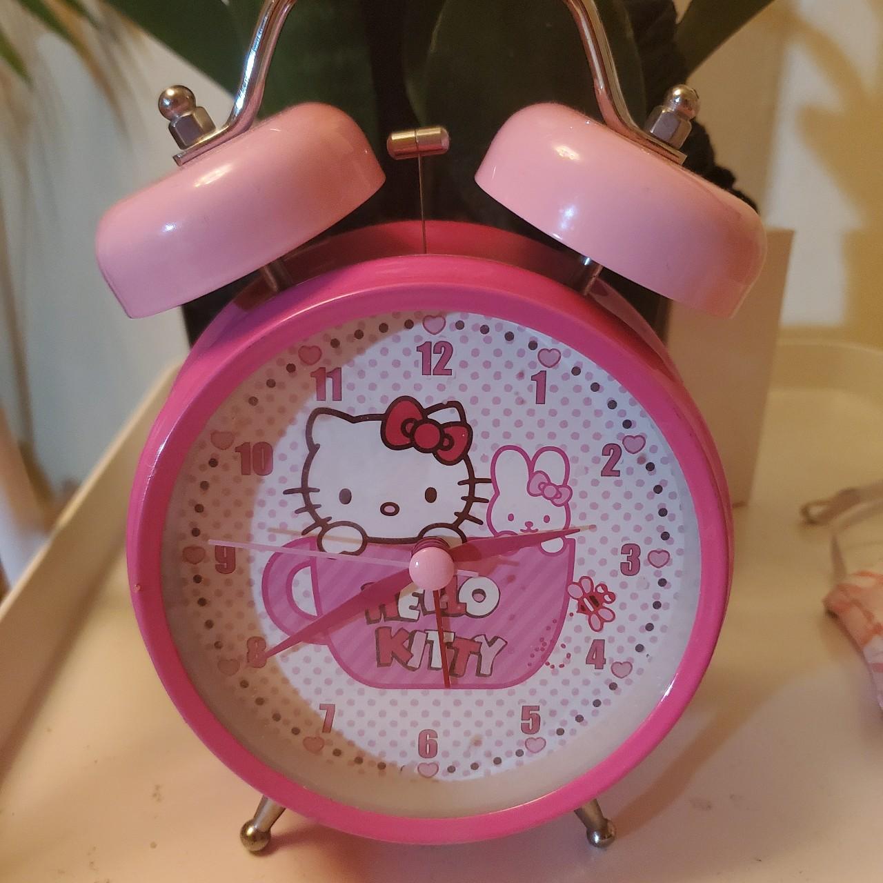 Hello Kitty Clock Like New. Pre-loved. Slight - Depop