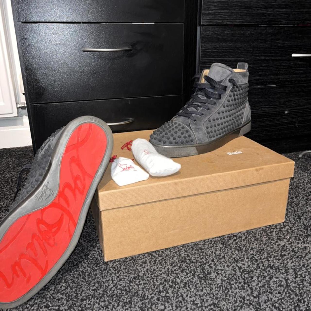 Louis vuitton red bottom trainers best sale