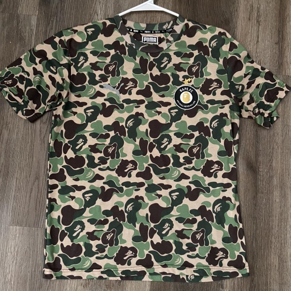 a bathing ape Puma soccer jersey size xl but fits