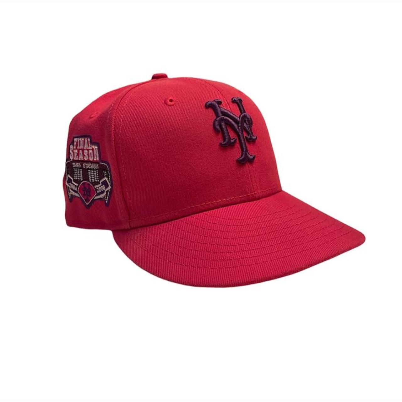 Pink New York Mets Shea Stadium Final Season New Era Fitted Hat