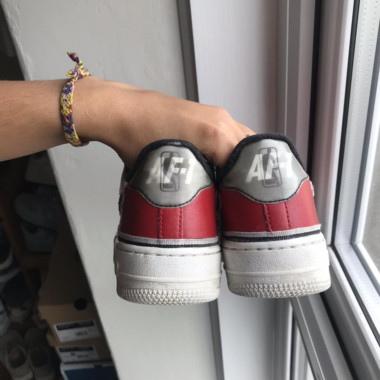 Nike Air Force 1 Low Sport Nba Varsity (Red) (UK - Depop