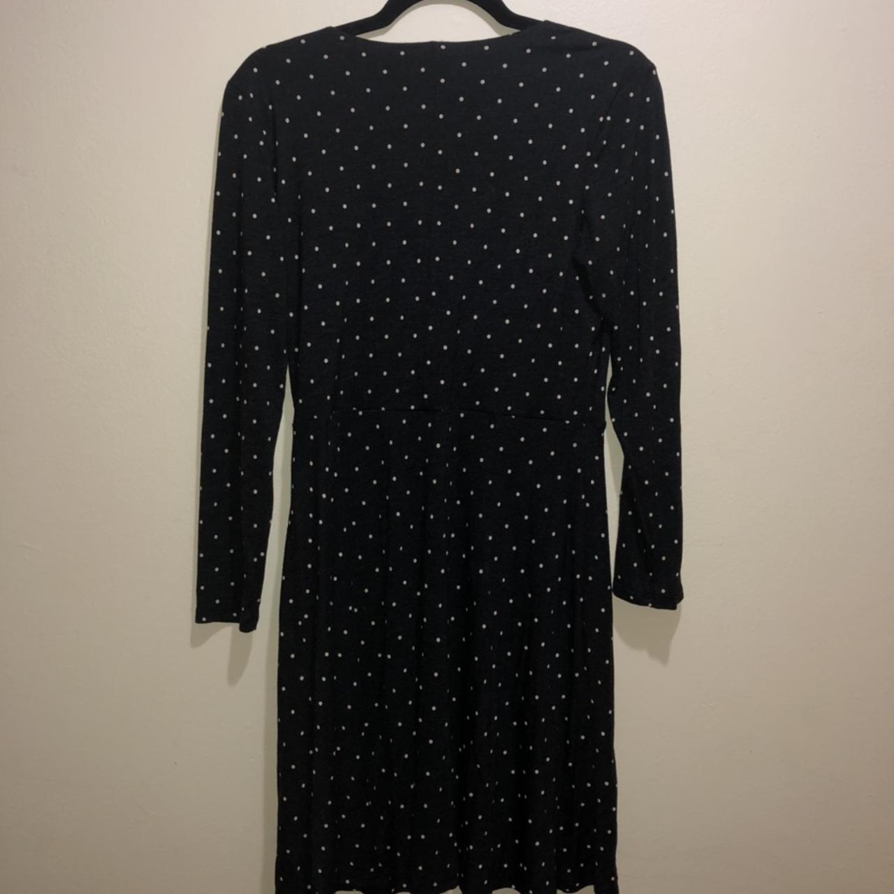 black polka dot dress old navy