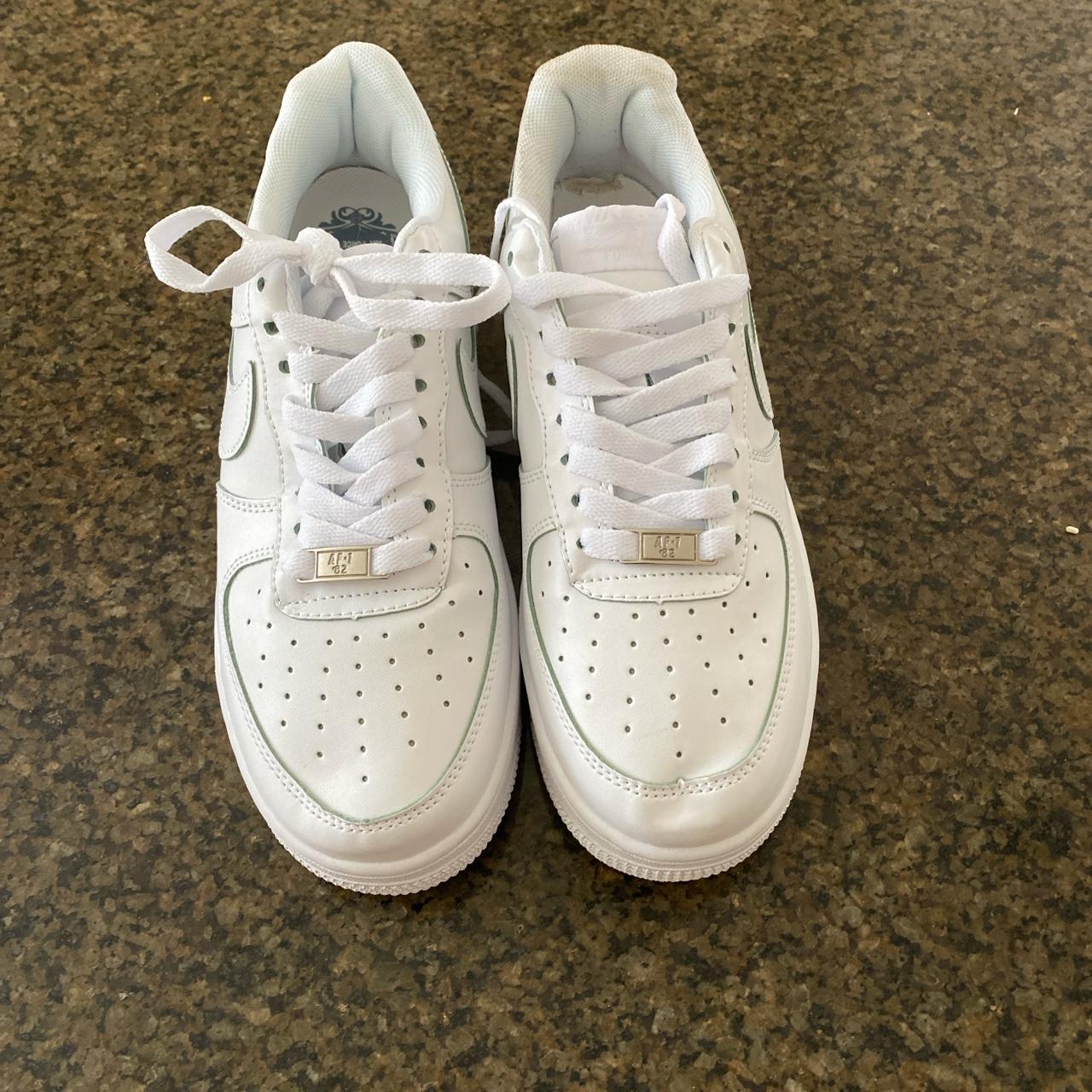 white airforces size 4