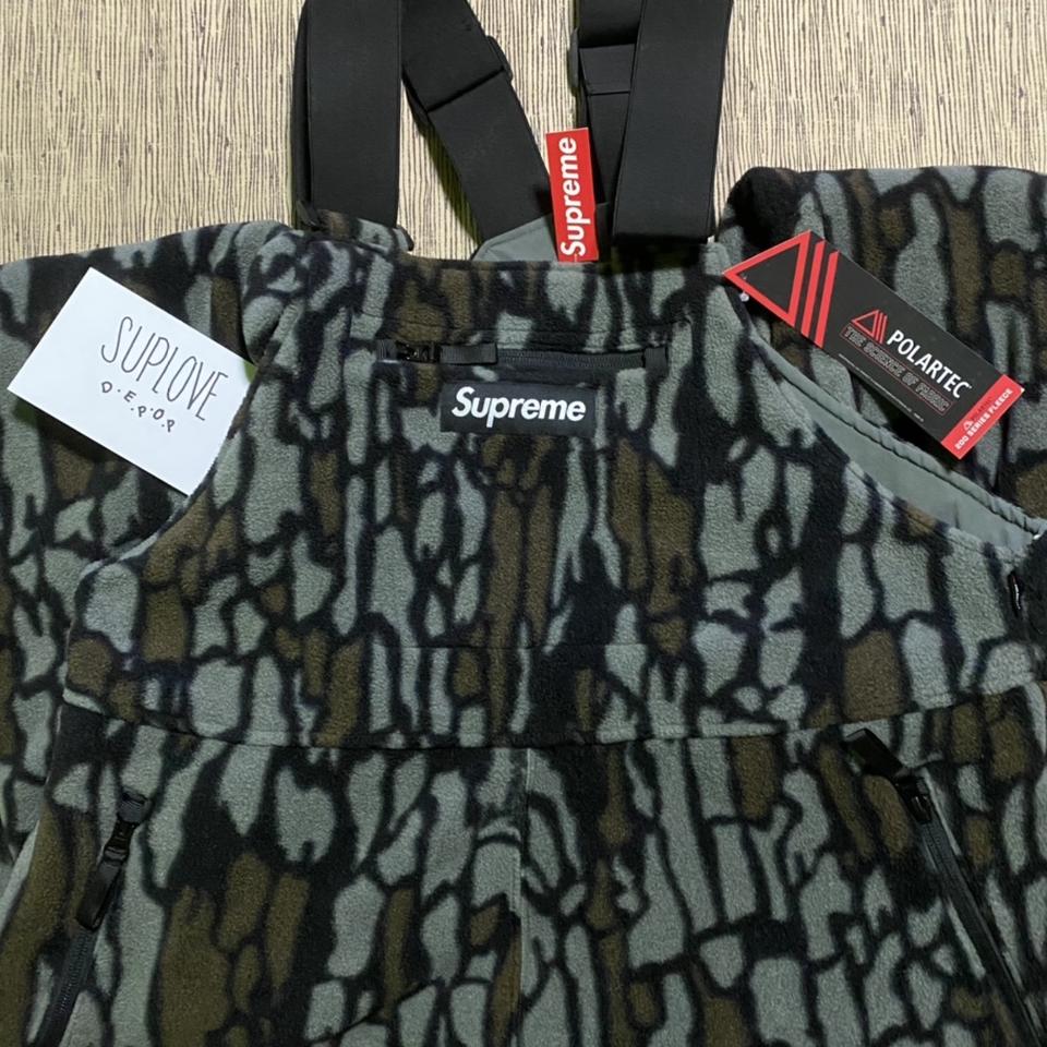 Supreme Polartec Overalls - Olive Bark Size... - Depop