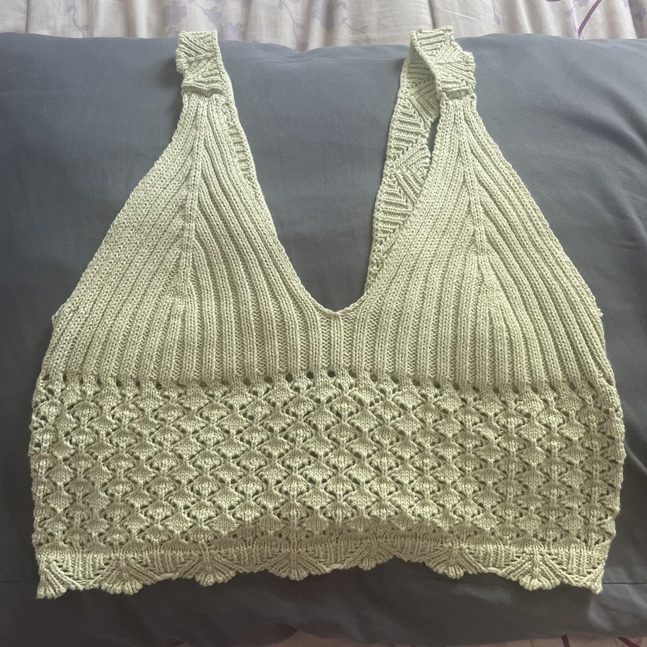 Product Image 1 - light green f21 knit crochet