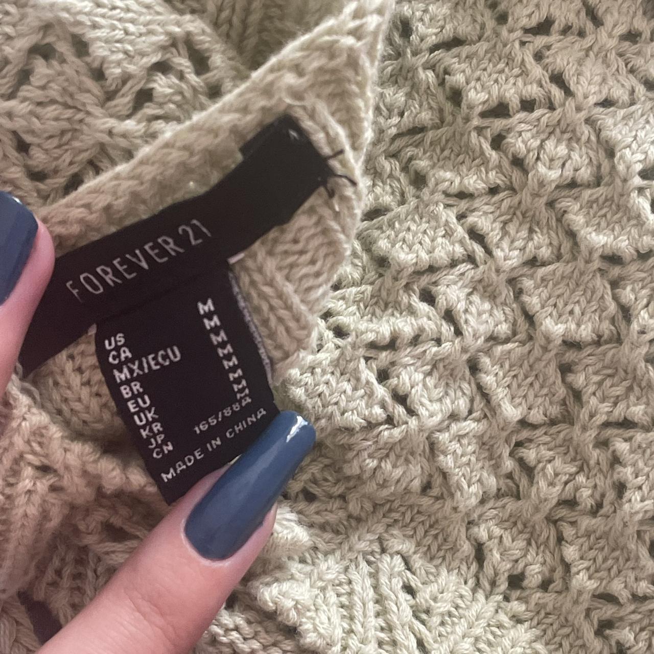 Product Image 3 - light green f21 knit crochet