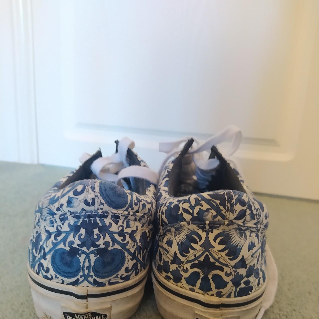 description-vans-blue-and-white-floral-trainers-depop