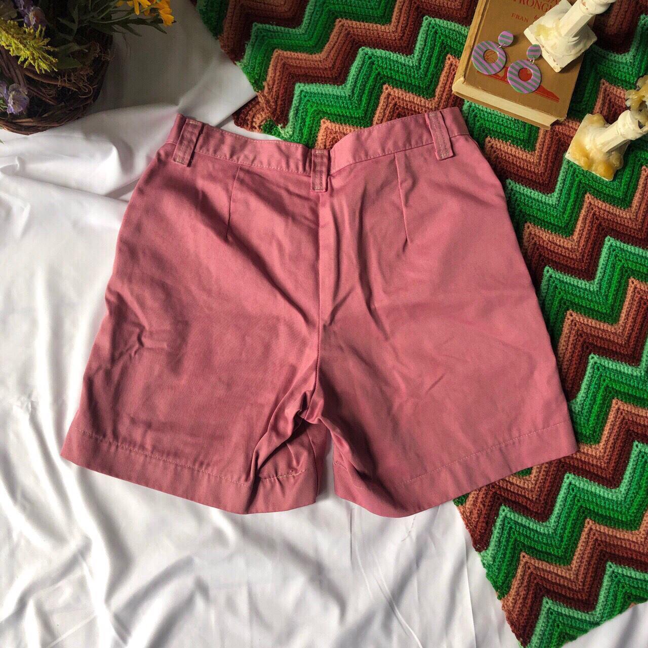 “THE HARLEY” 90’s HAND DYED RASPBERRY MOM SHORTS by... - Depop