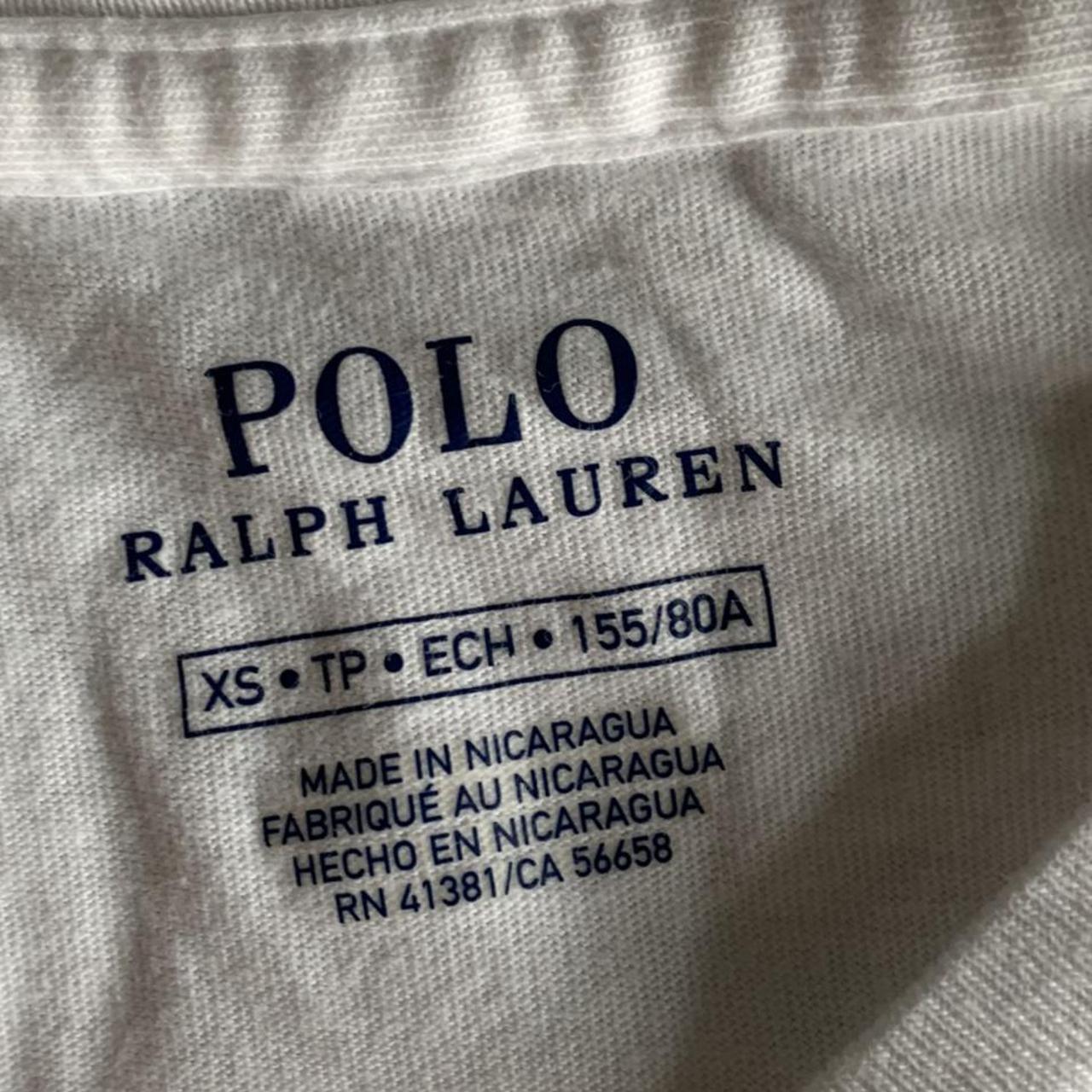 Ralph Lauren white t-shirt Size XS PERFECT... - Depop