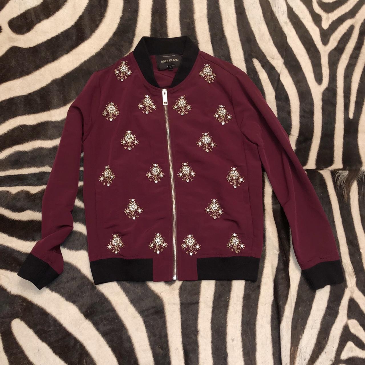 River Island embroider bomber jacket New without... Depop