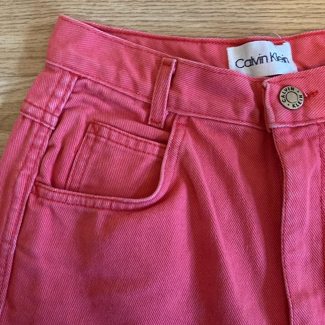 Super cute hot pink, high waist vintage Calvin Klein... - Depop