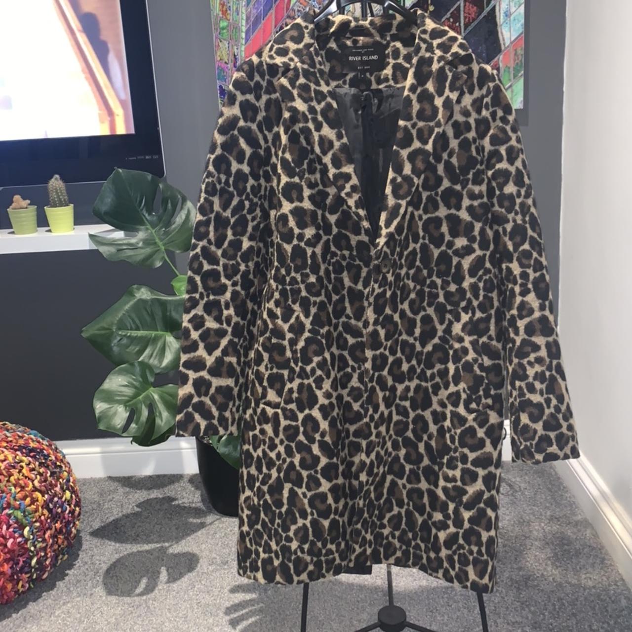 RIVER ISLAND SIZE 8. ANIMAL PRINT / LEOPARD PRINT... - Depop