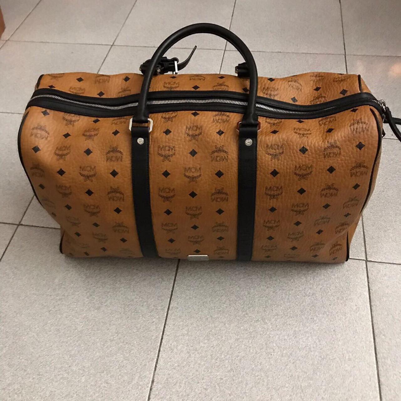 Mcm duffle clearance bag