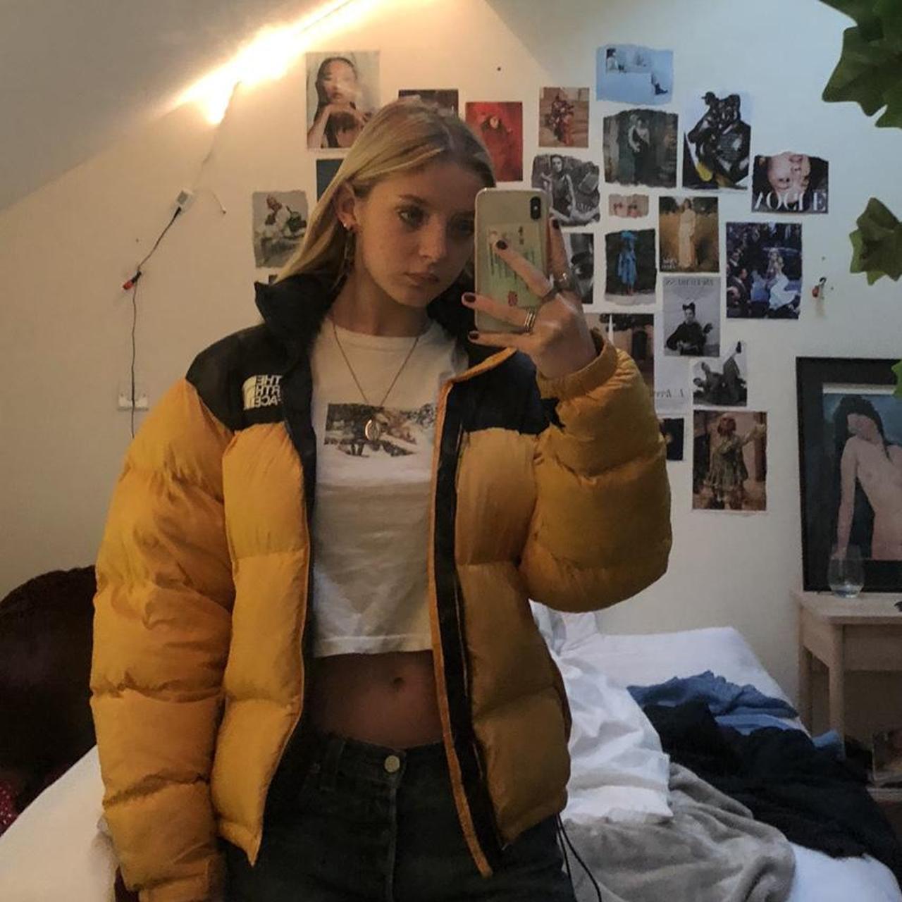 north face nuptse jacket depop