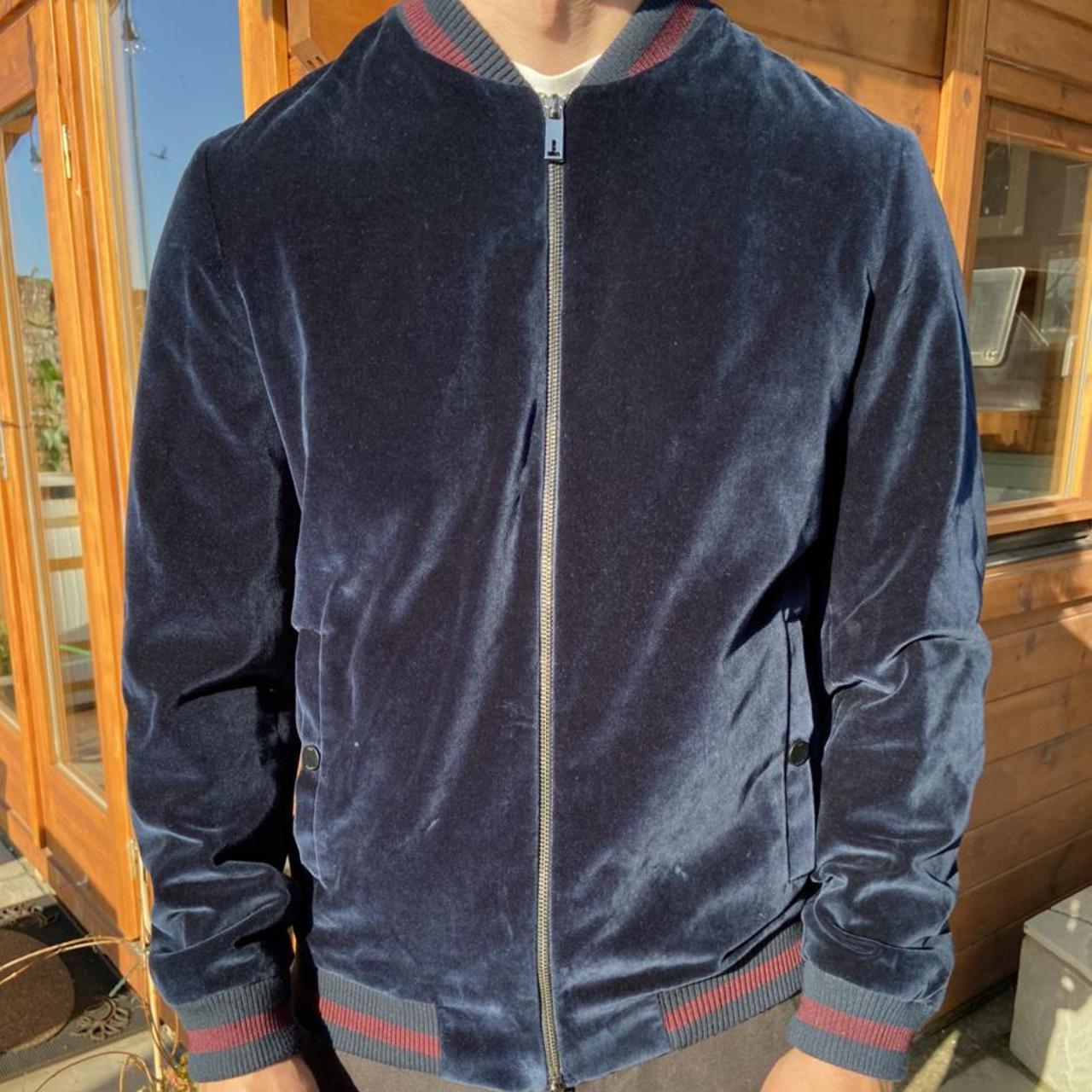 ted baker velvet bomber jacket